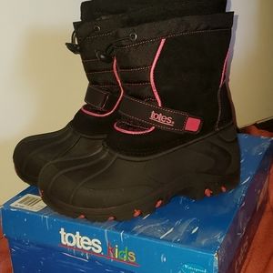 Girl's Waterproof Winter boots rain Boots, snow boots like NEW Totes brand